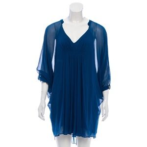 DIANE VON FURSTENBERG “FLUERETTE” SILK DRESS